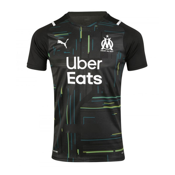 Thailand Trikot Marseille Torwart 2021-2022 Schwarz Günstige Fußballtrikots